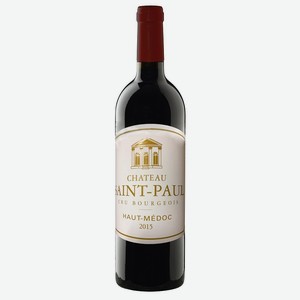 Вино Chateau Saint Paul 2015 AOP Blaye красное сухое 14% 0.75л Франция Бордо
