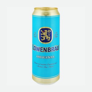 Пиво светлое Lowenbrau Original 5.4% 0.45л жестяная банка Россия