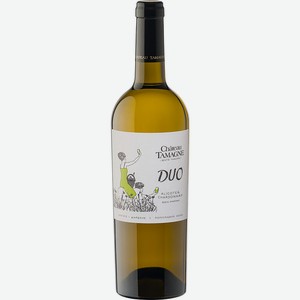 Вино ЗГУ Шато Тамань Дуо 11% белое полусладкое 0.75л