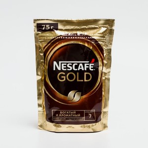 Кофе растворимый NESCAFE Gold в мягкой упаковке, 75 г