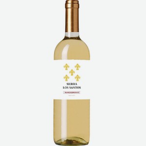 Вино Сьерра Лос Сантос, столовое, белое, полусладкое, 0,75л., 10%