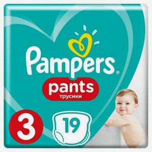 Трусики-подгузники Памперс Pants миди (6-11 кг) 19шт