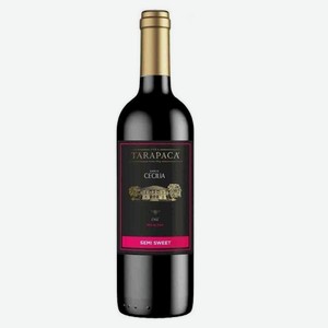 Вино Санта Сесилия Семи Свит красное полусладкое 0,75л 10,5%