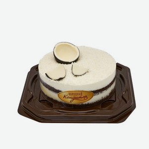 Торт Кокосовый Народный Кондитер, 0,47 кг