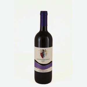 Вино Ghibello Prestige Санджовезе Сира красное сухое 13% 0.75л Италия Тоскана