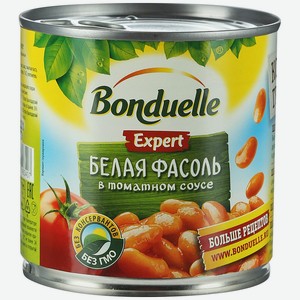 Фасоль белая в томатном соусе Bonduelle 0,425 кг