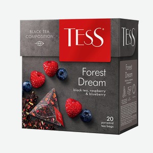 Чай черный Forest Dream 20 пирамидок Tess, 0,036 кг