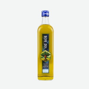Масло оливковое нерафинированное высшего качества Bom Dia Португалия ст/б 750мл, 0,75 кг