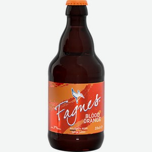 Пивной Напиток Fagnes Blood Orange 7% 0.33л ст/б Бельгия