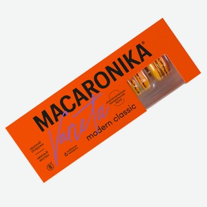 Набор Пирожных макарон Классик 6 шт Macaronika, 0,096 кг