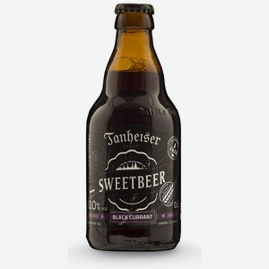 Пивной напиток Tanheiser Sweetbeer Черная смор. б/а 0.33л ст/б Латвия