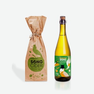 Сидр яблочный Song Cider полусухой 0,75л 3,9%
