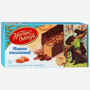 Торт Мишка Косолапый Красный Октябрь, 0,25 кг