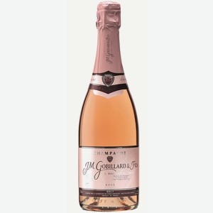 Шампанское Gobillard Brut Rose 12,5% розовое 0.75л Франция
