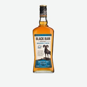 Виски Black Ram Bourbon Finish 3 года 40% 0.7л