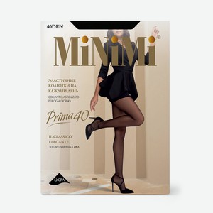 Колготки женские Mini prima 40den шортики - nero 3