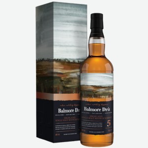 Виски Balmore Dru Highland Single Malt Scotch Whisky 5 YO 0.7л
