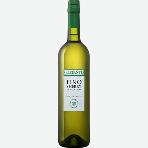Вино Херес Elgante Fino Jerez белое сухое 15% 0.75л Испания
