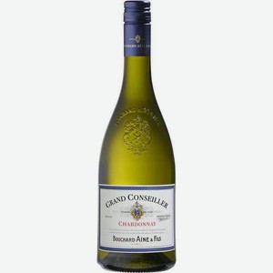 Вино Гран Конселье Шардоне белое сухое 12% 0.75л Франция
