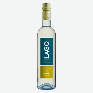 Вино белое Lago полусухое 10% 0.75л Португалия Винью Верде