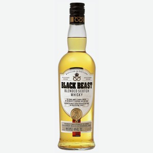 Виски купажированный Black Beast 40% 0.7л