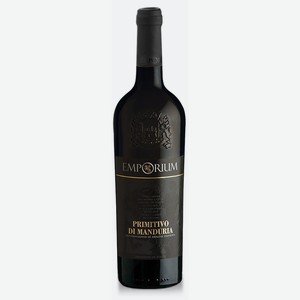 Вино Primitivo Di Manduria DOC красное сухое 14,5% 0.75л Италия Апулия
