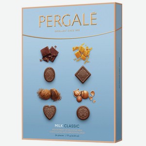 Набор конфет Коллекция молочного шоколада Pergale 0,171 кг