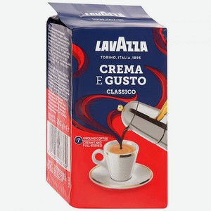 Кофе Крем Густо молотый Lavazza, 0,25 кг