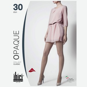 Колготки капроновые OPAQUE 30 цвет NERO р-р S ibici, 0,026 кг