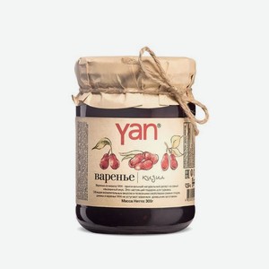 Варенье из кизила Yan, 0,3 кг