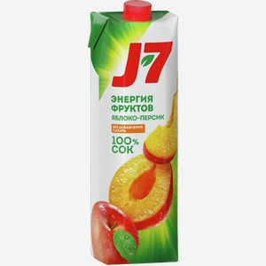 Сок J7 Фрукты целиком персик, 0.97л