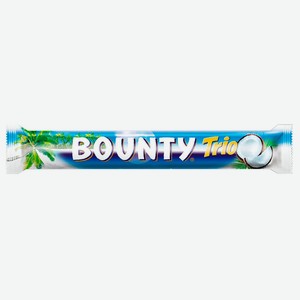 Шоколадный батончик Bounty трио 82,5г Mars
