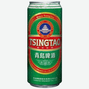 Пиво Tsingtao, in can, 0.5 л