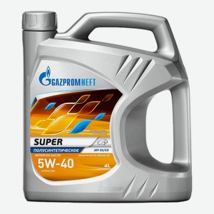 Масло полусинтетическое Gazpromneft Super 5W-40 4 л