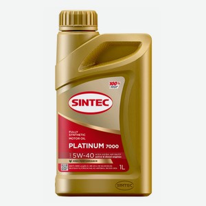 Масло синтетическое Sintec Platinum 5W-40 SN-CF 1 л