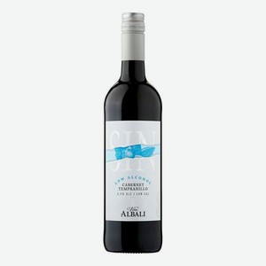 Вино безалкогольное Vina Albali Cabernet-Tempranillo красное полусухое 0,75 л Испания