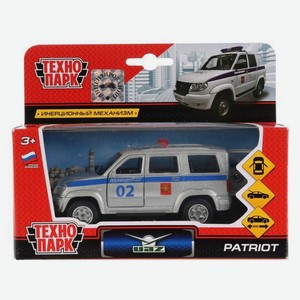 Машина инерционная «Технопарк» UAZ Patriot Полиция, 12 см