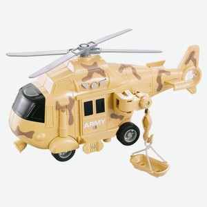 Игрушка инерционная WENYI Военный вертолет, 1:20