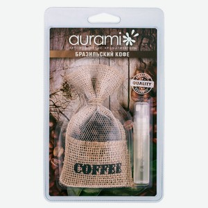 Ароматизатор Aurami Мешочек кофе со спреем Бразильский кофе, 5 мл