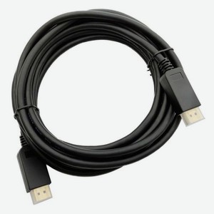 Кабель аудио-видео Buro v 1.2, DisplayPort (m) - DisplayPort (m) , ver 1.2, 5м, GOLD, черный [bhp dpp_1.2-5]