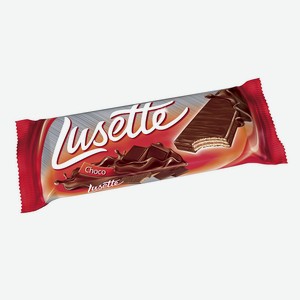 Вафли «Lusette» с какао-шоколадной начинкой в молочно-какао глазури, 0,03 кг