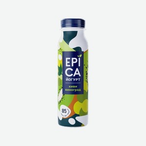Йогурт питьевой Epica киви/виноград 2,5%, 0,29 кг