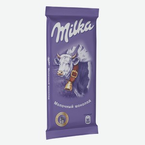 Шоколад молочный с карамельной начинкой Милка, 0,09 кг