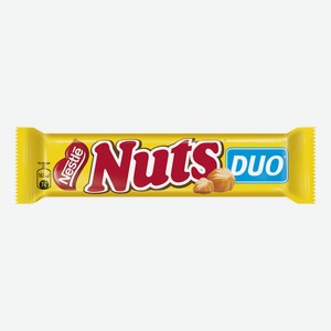 Батончик Nuts Duo шоколадный с фундуком 66 г