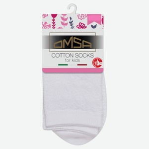 Носки для девочек OMSA kids bianco, р 27-30
