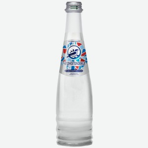 Вода питьевая Черноголовская газированная 0.33л стекло