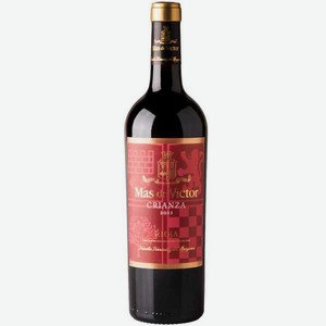 Вино Mas de Victor Steak&Wine Crianza красное сухое 13,5% 0.75л Испания Риоха