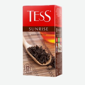 Чай черный санрайс 25 пакетиков TESS, 0,045 кг