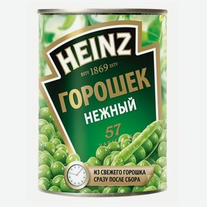 Горошек консервированный Heinz Нежный, 400 г