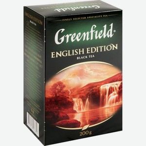 Чай чёрный Greenfield English Edition байховый, 200 г
